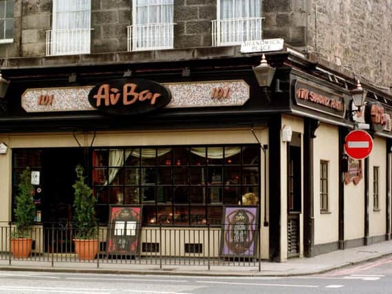 The Au Bar in Shandwick Place.