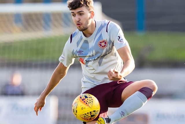 Hearts forward Dario Zanatta is set to join Partick Thistle