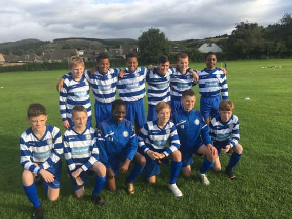 Currie Star under-14s came from behind to win, thanks to a hat-trick from Max Mackay