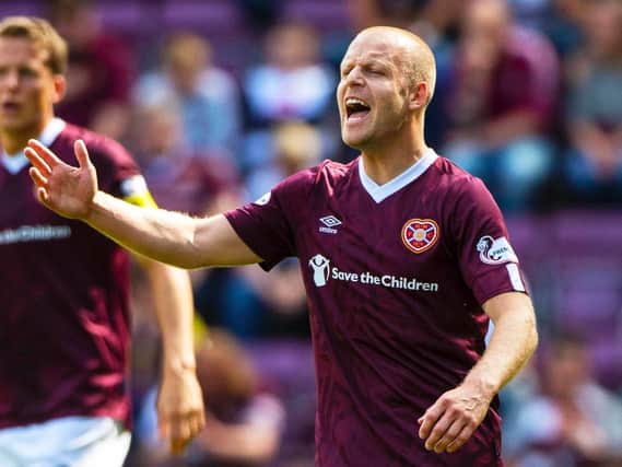 Steven Naismith could earn his 50th cap if he features in the double-header against Russia and Belgium