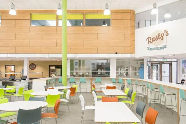 Dining booths at the new Portobello High School were also criticised by health inspectors.