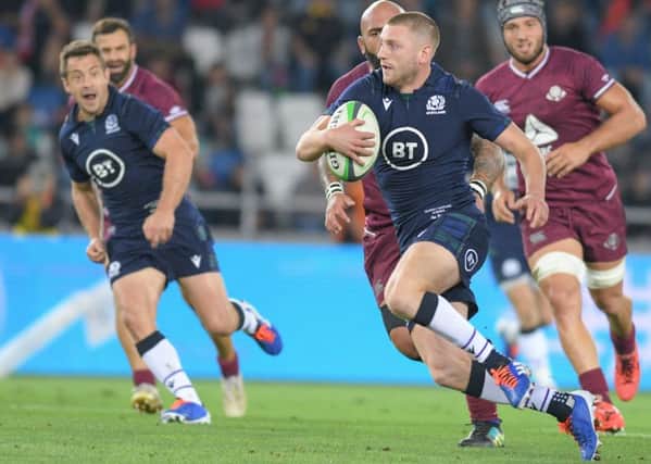Finn Russell was in good form for Scotland. Pic: AFP