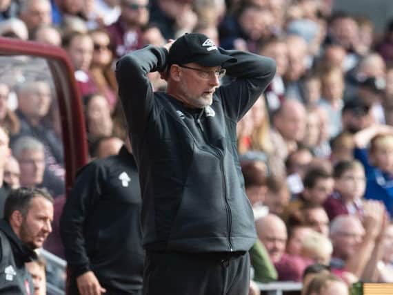 Craig Levein was exasperated during Hearts 2-2 draw with Hamilton