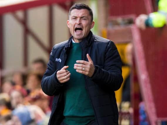 Paul Heckingbottom said Hibs were dominated in one v one situations.