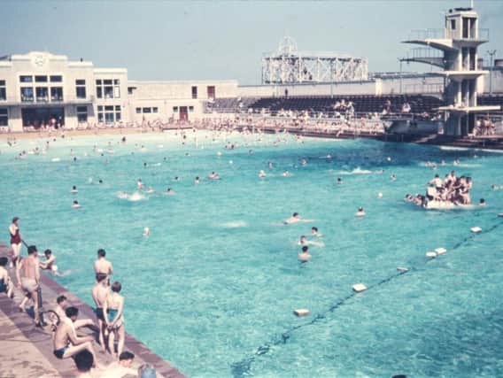 Hundreds descended on the iconic open air pool during the summer months.
