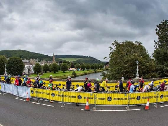 Race organisers confirmed the cyclist had died in the collision on Sunday morning.