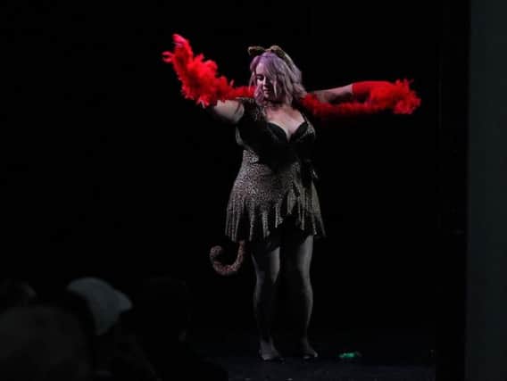 Lynsey Young as her Burlesque 'sex kitten' character. Picture: Contributed