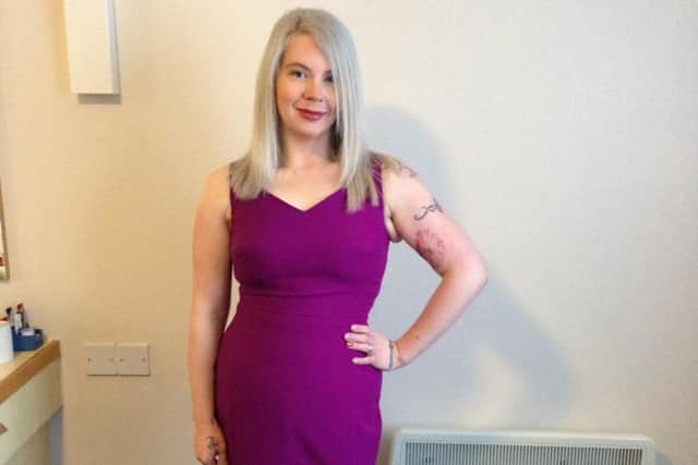 Lynsey Young after her weight loss. Picture: Contributed.