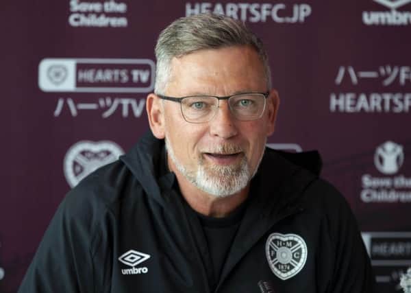 Hearts manager Craig Levein. Pic: SNS