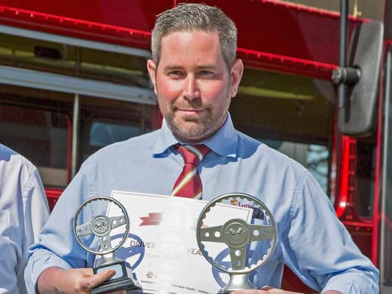Adam Stitt has been driving Lothian Buses for 9 years