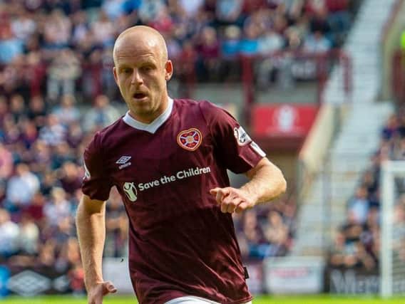 Steven Naismith in action for Hearts