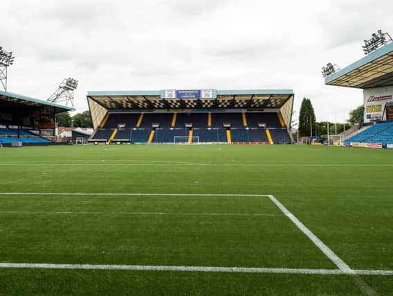 A general view of Kilmarnock's Rugby Park stadium