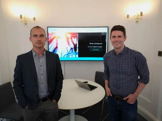 ClearSky Logic co-founders Phil Telfer (left) and Darren Auld. Picture: Contributed