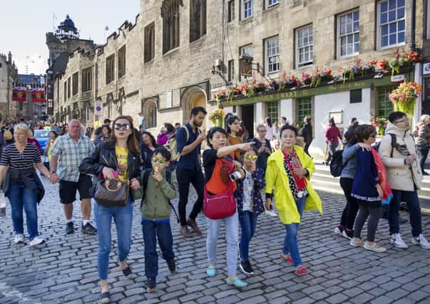 Could tourists end up being charged a fee to walk down the Royal Mile? Picture: Ian Rutherford