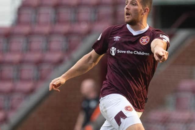 Conor Washington has led the line for Hearts this season. Picture: SNS
