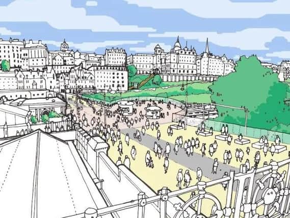Edinburgh Council proposals to pedestrianise Waverley Bridge