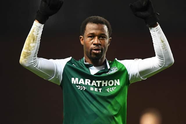 Efe Ambrose was a fans' favourite at Easter Road. Picture: SNS