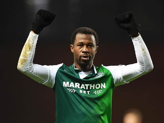 Efe Ambrose was a fans' favourite at Easter Road. Picture: SNS