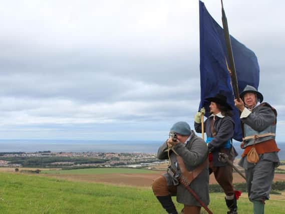 Dozens of battle re-enactors are to recreate the 17th century Battle of Dunbar.
