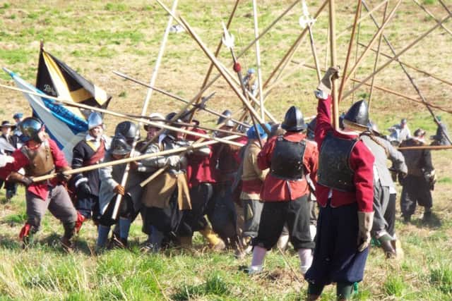It is thought around 3,000 people lost their lives in the skirmish - one of the major conflicts of the English civil war.