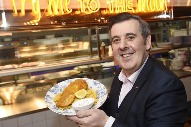 Tony Crolla opened his new chip shop Bertie's on Victoria Street in December last year.