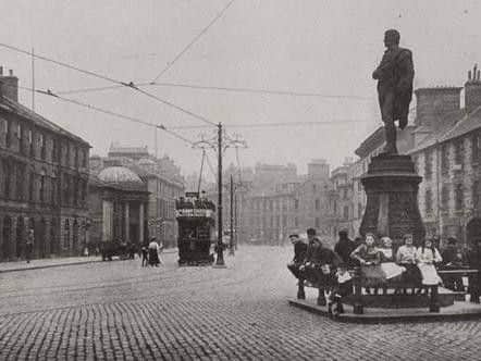 The statue in 1910. Picture: Courtesy of Capital Collections.