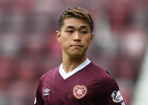 Ryotaro Meshino impressed when he came on for Hearts against Motherwell. Pic: SNS