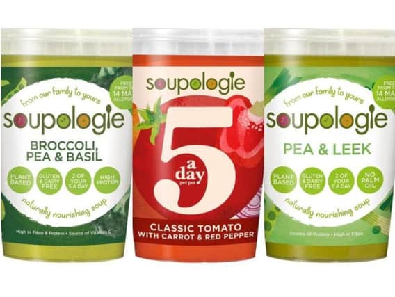 These three soups were recalled by the Food Standards Agency (Photos: Soupologie)