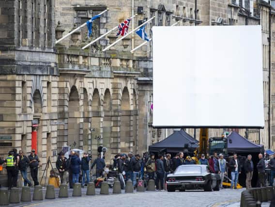 The action movies is being filmed in Edinburgh throughout September.