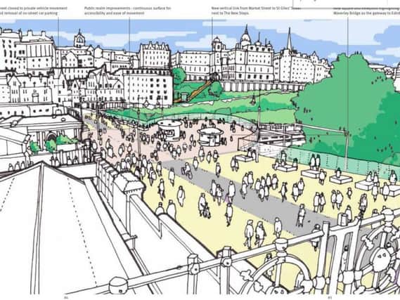 Waverley Bridge could be closed in the plans