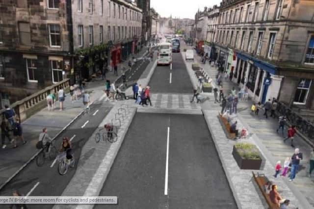 George IV Bridge will be transformed in the plans