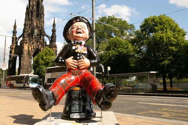 The Tom Gilzean statue raised the most money, selling for 13,000