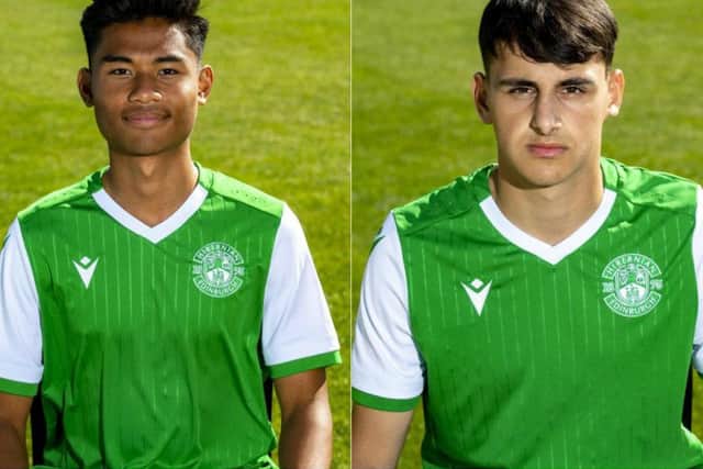 Yrick Gallantes (left) scored for Gala Fairydean Rovers while Ryan Shanley made his debut for Civil Service Strollers
