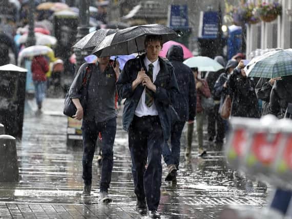 The Capital will be hit by heavy rain on Tuesday, weather experts have predicted.