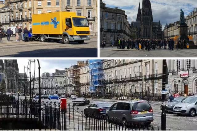 High-octane footage shows car stunts being filmed in Edinburgh's New Town. PICS: Gary Fox Photography