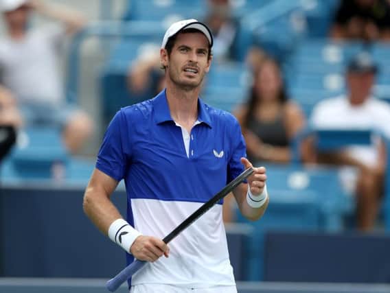 Andy Murray secured his first ATP Tour singles win since January. File picture: Getty Images