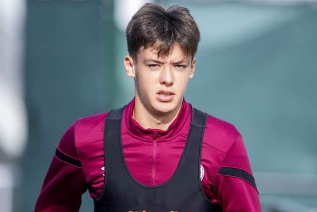 Aaron Hickey's current Hearts deal expires at the end of next season. Picture: Bill Murray/SNS