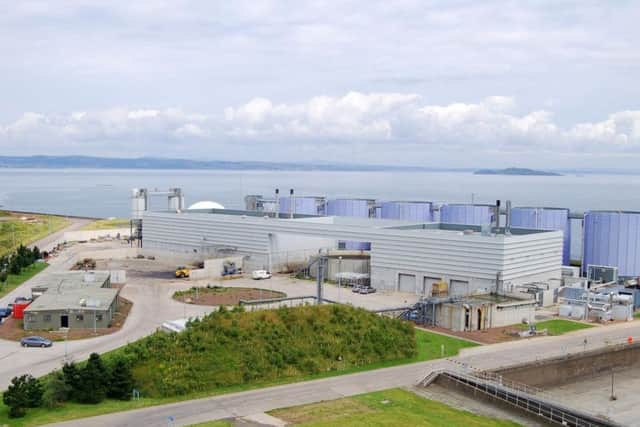 Picture: Seafield Waste Water Treatment Centre.