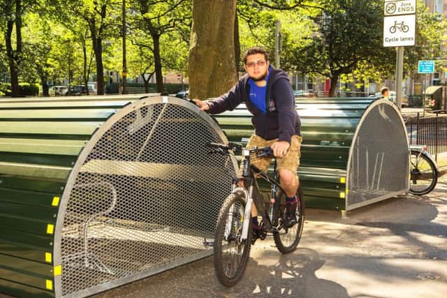 79 streets in Edinburgh will have secure cycle parking units installed
