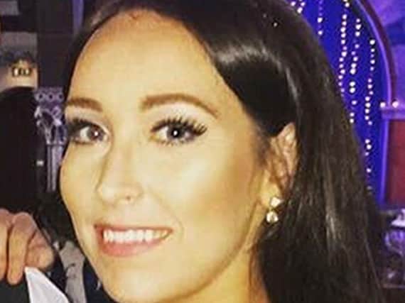 Kirsty Maxwell died after falling from a balcony in Benidorm.