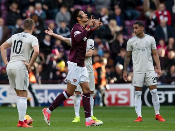 Hearts defeated Aberdeen the last time Derek McInnes' men visited Tynecastle. Picture: SNS