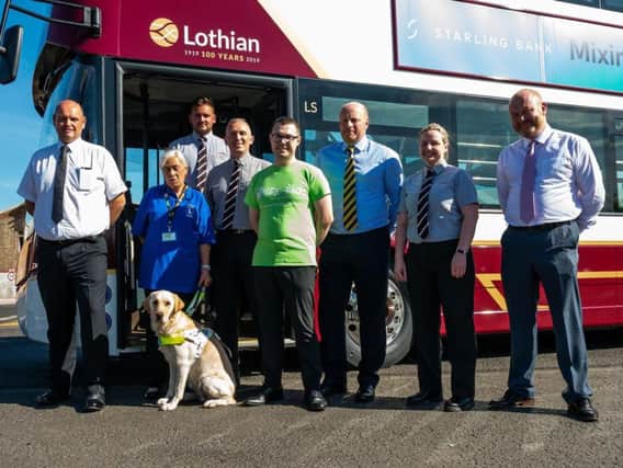 Lothian also teamed up with Guide Dogs Scotland and Whizz Kidz (Photo: Lothian)