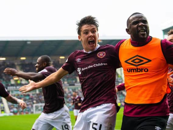 Hearts full-back Aaron Hickey. Picture: SNS
