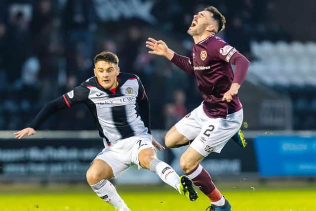 Hearts were beaten 2-0 by St Mirren on their last trip to Paisley. Picture: SNS