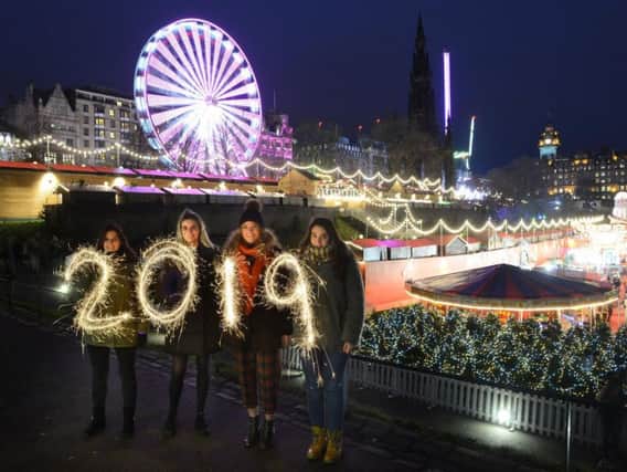 75,000 people attended the Edinburgh Hogmanay 2019 Street Party in Edinburgh to celebrate the start of the New Year in the Scottish capital. Picture: SWNS