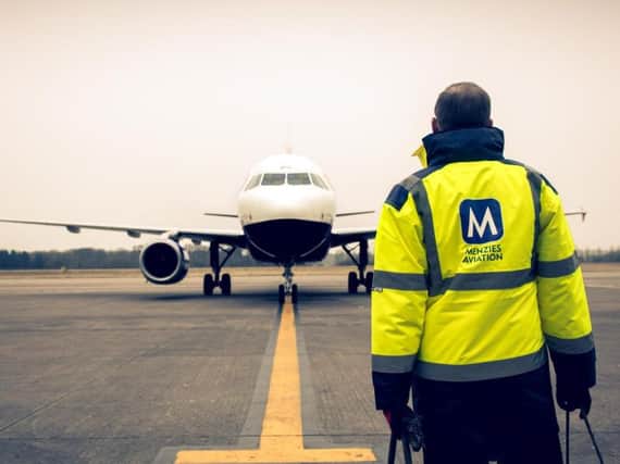 The Menzies Aviation business operates at 219 airports in 37 countries. Picture: John Menzies plc