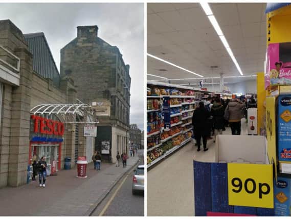 About 50 people queued up for their free Costa Coffee in the Tesco in Leith's Duke Street. Pic: Google Maps