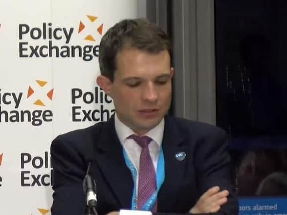 MP Andrew Bowie said the UK needs to learn from 'mistakes' such as handing over control of Edinburgh Castle to Scotland. Picture: PolicyExchangeUK/YouTube