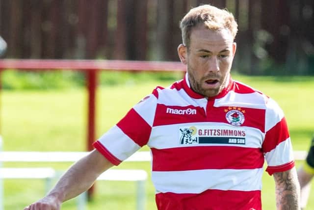 Lee Currie netted a 25-yard free kick to help Rose to a 4-0 win over Edinburgh University. Picture: Ian Georgeson
