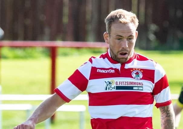 Lee Currie netted a 25-yard free kick to help Rose to a 4-0 win over Edinburgh University. Picture: Ian Georgeson